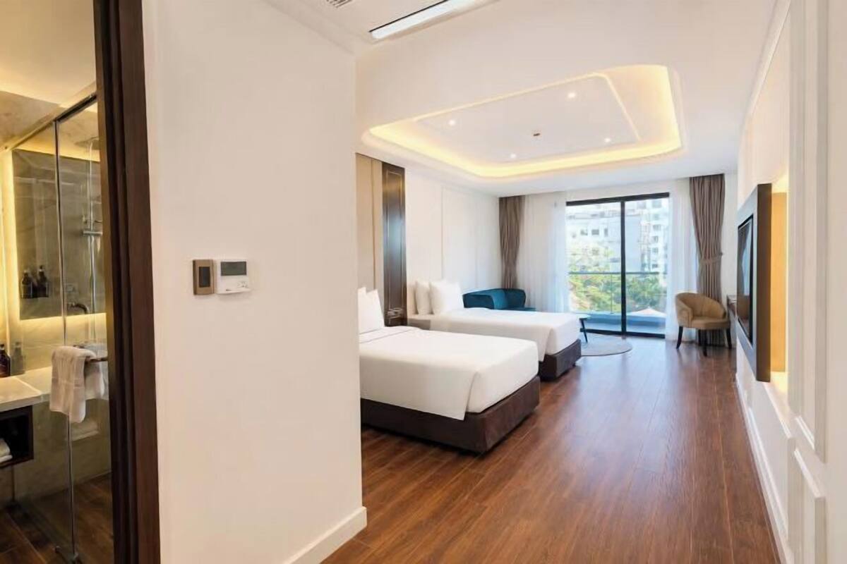 Premium bedding, free minibar items, individually decorated