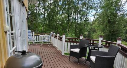 Relaxing villa with a view to the Lestijoki river. Has sauna for enjoyment!