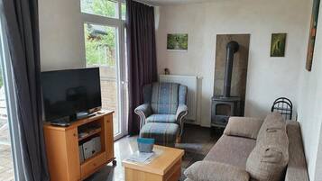 Fernseher, Kamin
