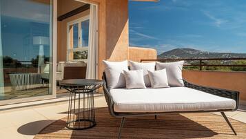 Premium suite, in toren | Terras