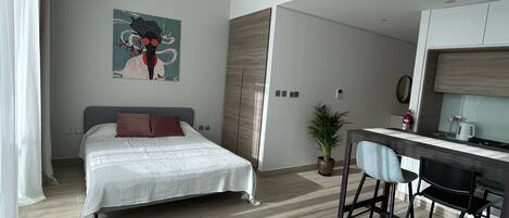 Deluxe studio | Een strijkplank/strijkijzer, gratis wifi