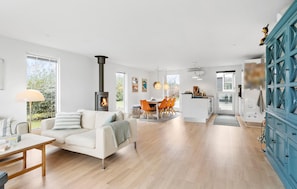 TV, fireplace - 3 bedroom amazing home in Græsted (Græsted)