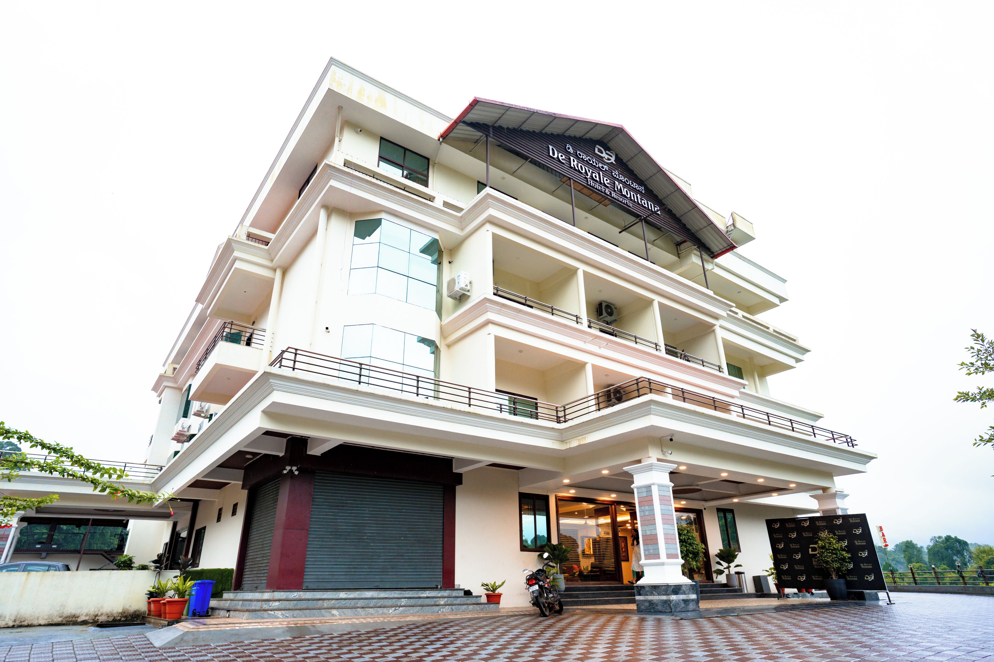 Majoituspaikan julkisivu