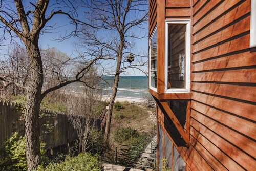 Lakefront Architect Home, Private Assn Beach Below, 5 Decks
