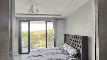 2 habitaciones, tabla de planchar con plancha, wifi y ropa de cama