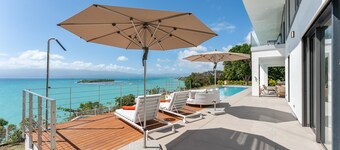 Villa Guacana, sea view in Le Gosier