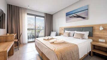 Double or Twin Room, City View | In-room safe, desk, blackout drapes, free WiFi