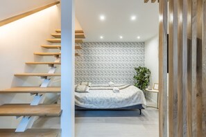 Deluxe Apartment, Courtyard View | Living area | 32-inch Smart TV with cable channels - Lovely Apartment by National Museum (Budapest)