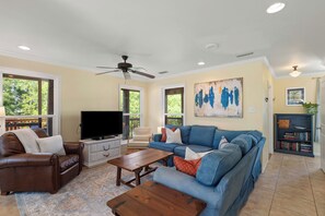 TV connectée, lecteur de DVD, livres