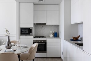 Appartement Confort, vue ville | Cuisine privée