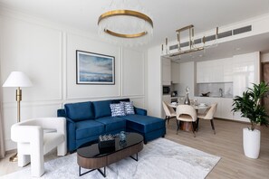 Appartement Confort, vue sur la ville | 1 chambre, fer et planche à repasser, accès au Wi-Fi (inclus)