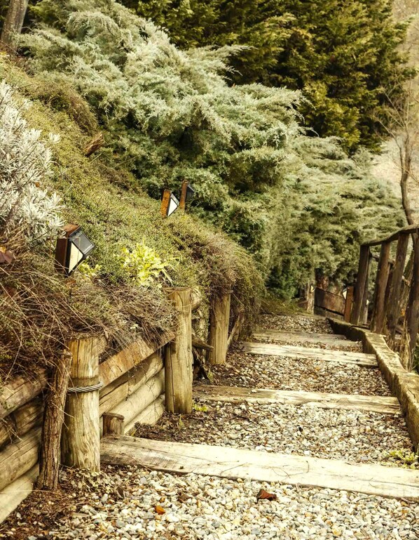 Overnattingsstedets uteområder