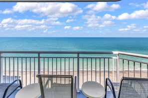 Executive Condo, 2 Bedrooms, Ocean View, Oceanfront | Balcony view - Carolinian Resort (Myrtle Beach)