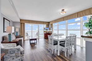 Signature Condo, 2 Bedrooms, Balcony, Beach View | In-room dining - Carolinian Resort (Myrtle Beach)
