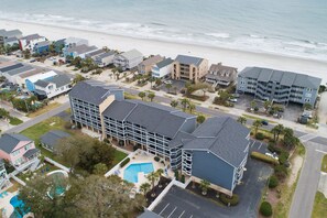 Exterior - 2nd Row 3 BR Condo with a Shared Pool! Islander J2 (Surfside Beach)