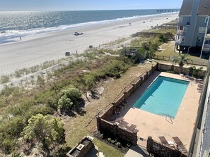 Pool - Oceanfront 2 BR Condo with a Shared Pool! Sea Shadow 402   (Surfside Beach)
