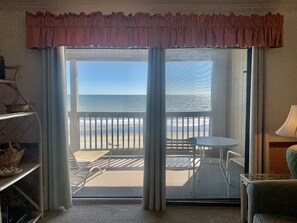TV - Oceanfront 2 BR Condo with a Shared Pool! Sea Shadow 402   (Surfside Beach)