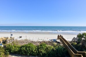 Accommodatie ligt op het strand