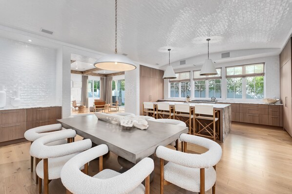 Dining - Professional Interior Design + Private Pool Just Steps From Beach! (Inlet Beach)