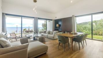 Smart-TV, Kamin, Videospiele, DVD-Player