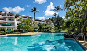 Outdoor pool - Luxury Barbados Villa – Ocean Views & Direct Beach Access Just Moments Away (Saint James)