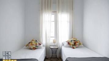 3 soverom og sengetøy