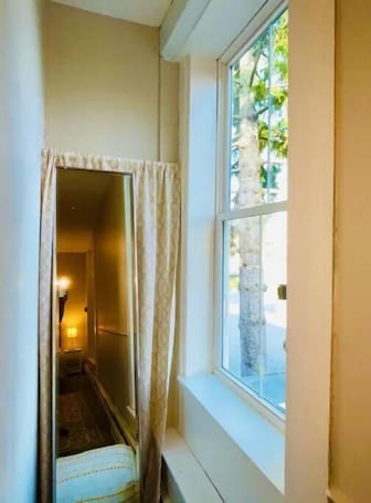Interior. Modern style in historic building in downtown Bath