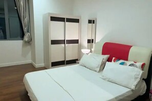 1 室のベッドルーム、アイロン / アイロン台、WiFi、ベッドシーツ