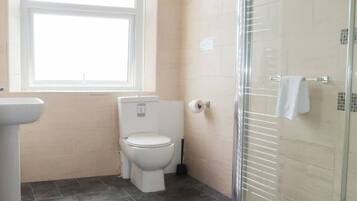 Towels, soap, toilet paper