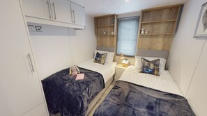 Cabana conforto, 2 quartos, banheira de imersão, ao lado do lago (Lodge) | 3 quartos