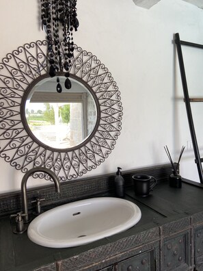 Shower, eco-friendly toiletries, hair dryer, bidet