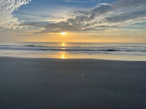 Vlak bij het strand