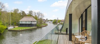 This stunning waterside home offers an amazing space for families and friends.