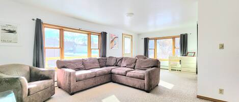 TV, video games, DVD player, table football