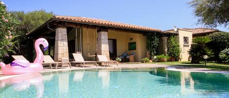 Vila Superior, kolam renang pribadi, menghadap pantai | Teras/patio