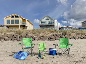 On the beach
