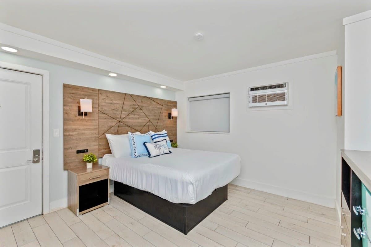 Studio, 1 queensize-seng, ikke-røyk, privat bad | Wi-fi (inkludert) og sengetøy