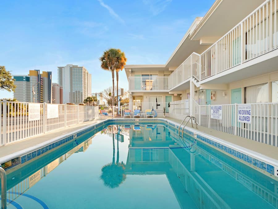 Seasonal outdoor pool