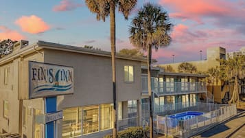 Front of property - evening/night
