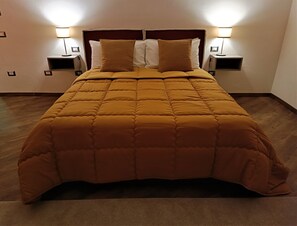 Cubrecamas, escritorio, espacio para trabajar con laptop y wifi gratis 