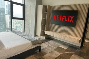 2 sovrum, strykjärn/strykbräda, resesäng och wi-fi