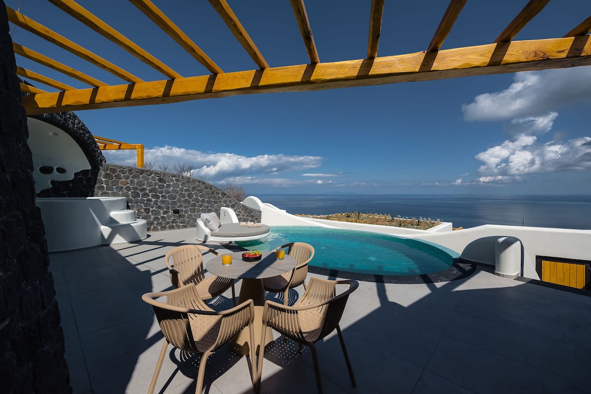 Villa Luxe, vue mer | 1 chambre, coffres-forts dans les chambres, décoration personnalisée