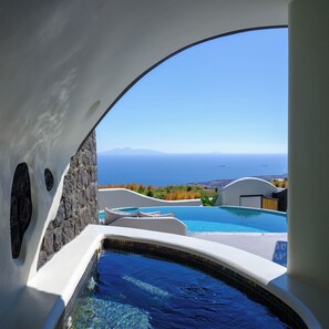 Premium Villa, Patio, Sea View | In-room safe, individually decorated, blackout curtains, soundproofing