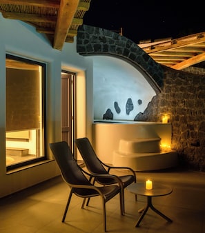 Premium Villa, Patio, Sea View | Terrace/patio - Secret Path Luxury Villas (Santorini)