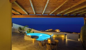 Deluxe Villa, Sea View | Terrace/patio - Secret Path Luxury Villas (Santorini)