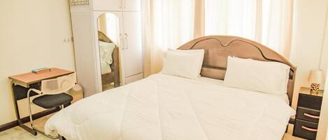 Appartement | 1 slaapkamer, een strijkplank/strijkijzer, gratis wifi, beddengoed