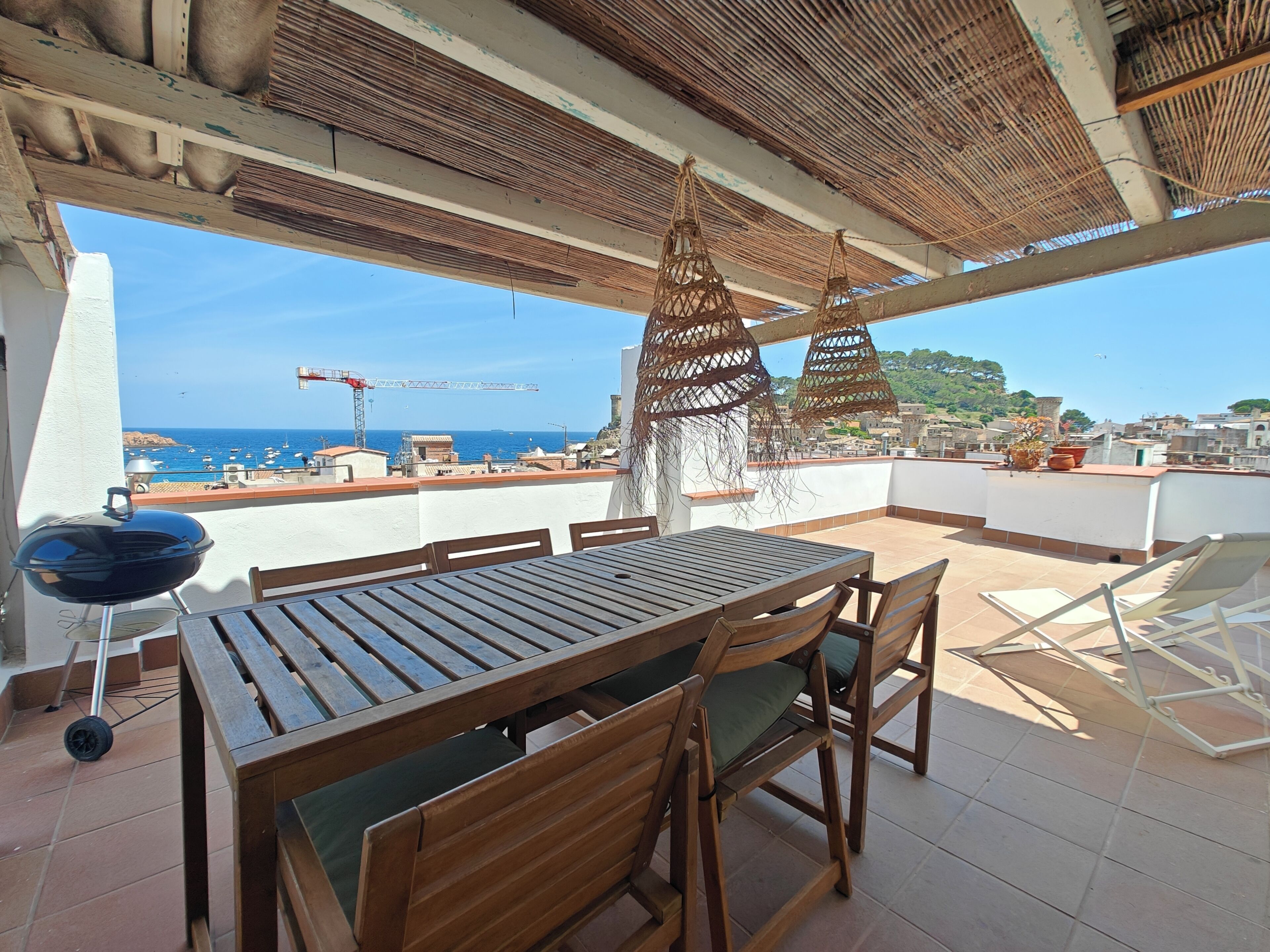 Apartamento Atico con Terraza y Vista al Mar | Terraza o patio