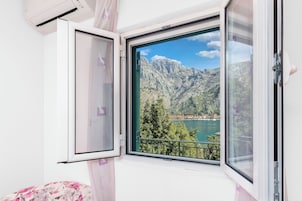 Suite estudio Deluxe, terraza, vistas al mar | Zona de estar