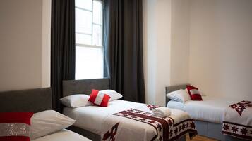 Free WiFi, bed sheets