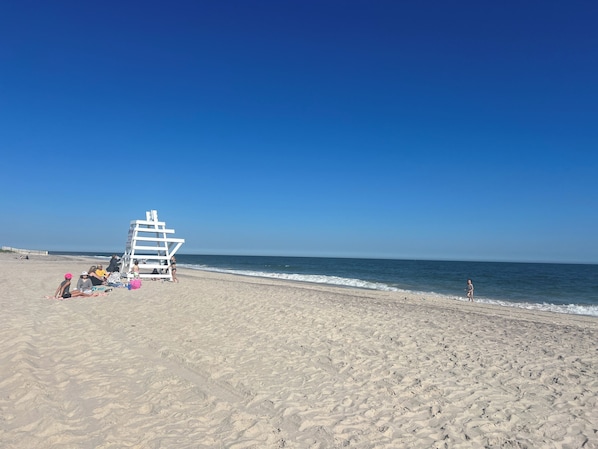 Sun loungers, beach towels